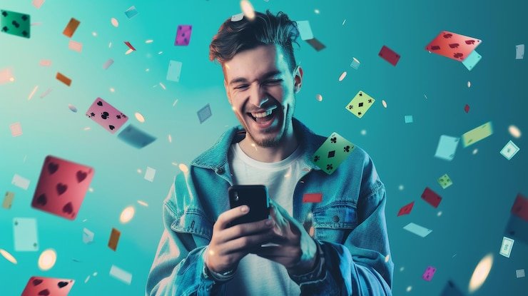 Ilustrasi promosi ollxtoto pada layar ponsel
